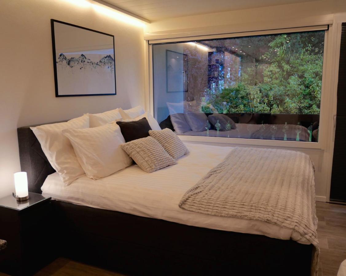 Moderne Wohnung an toller Lage in Laax Exterior foto